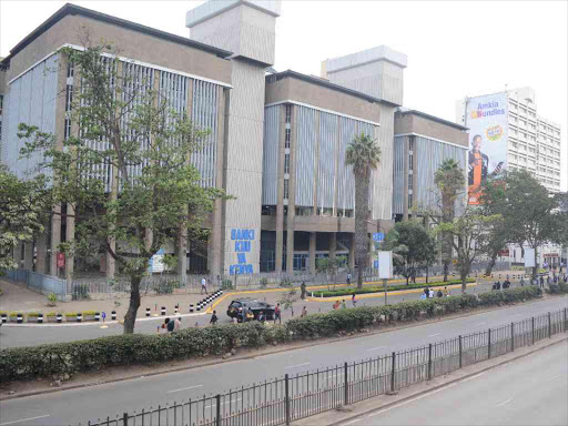 The Central Bank of Kenya along Haile Selassie Avenue./FAITH MUTEGI