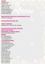 Ashley Cafe menu 1