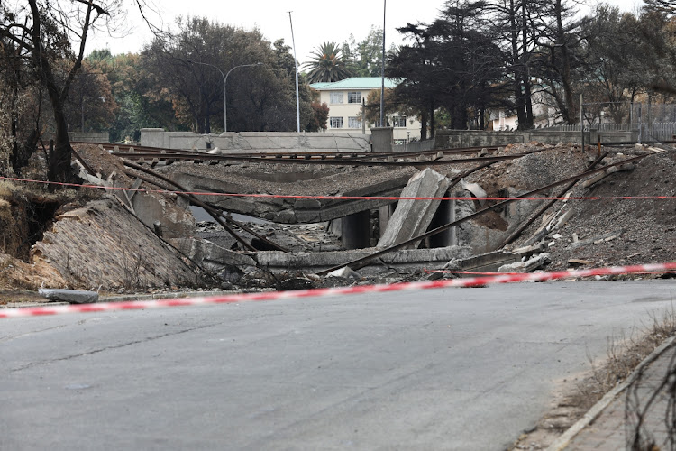 The site of a gas tanker explosion in Boksburg last year. A church memorial service and lunch has been planned to mark the one-year anniversary of the tragedy. File photo.