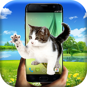 Cat on Screen Magic Touch– Walking Cat Scary Prank 1.0 Icon