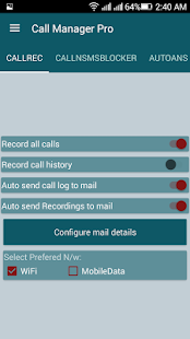 Call Manager Pro 1.5 APK + Мод (Бесконечные деньги / профессионал) за Android