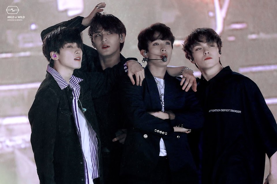 Seventeen dk vernon mingyu wonwoo 2018 dream concert