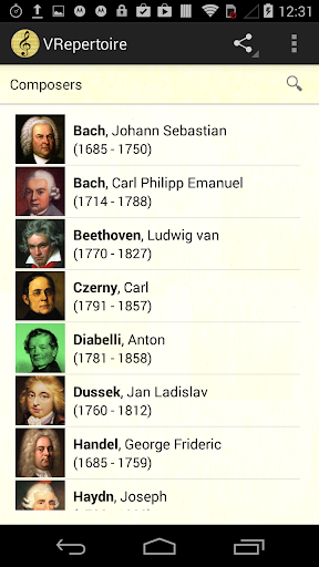 Classical Music Repertoire