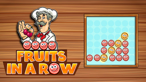 4 Fruits in a Row Puzzle Game