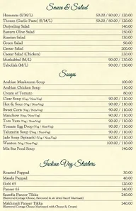 Savoury - Sea Shell Restaurant menu 1