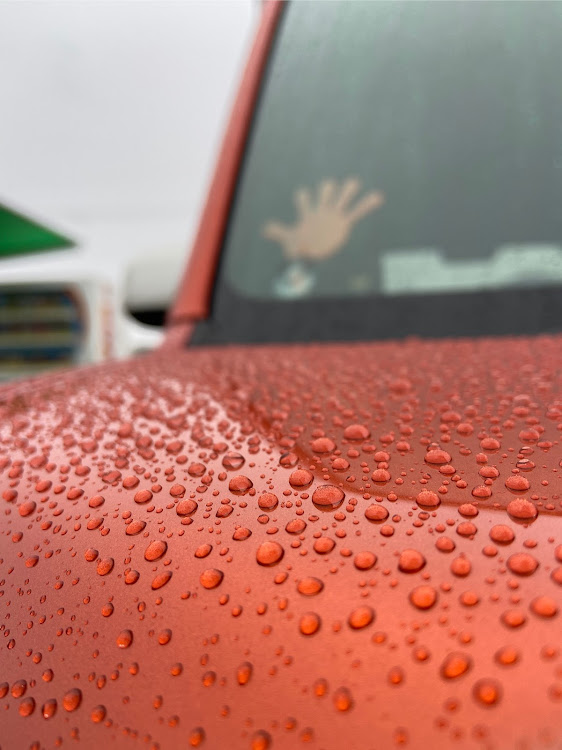 ウェイクの雨ですね・台風に気をつけて下さい・米を食べように関するカスタム事例の投稿画像1枚目
