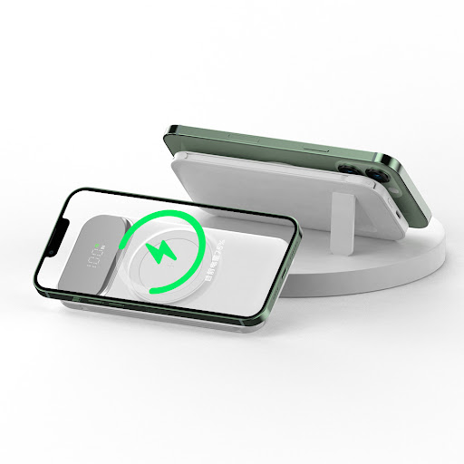 Title 4, Magnetic Portable Wireless Charging Power Suppl...