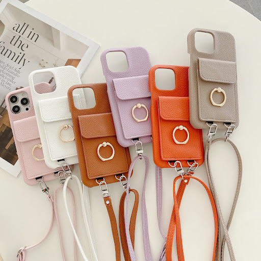 Title 4, Litchi Pattern with Multifunctional Stand Phone...