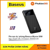 Pin Sạc Dự Phòng 20W - Dung Lượng 10.000 Mah/20.000 Mah - Sạc Nhanh Công Suất 20W Cho Các Dòng Điện Thoại