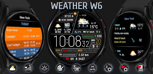 Weather watch face W6