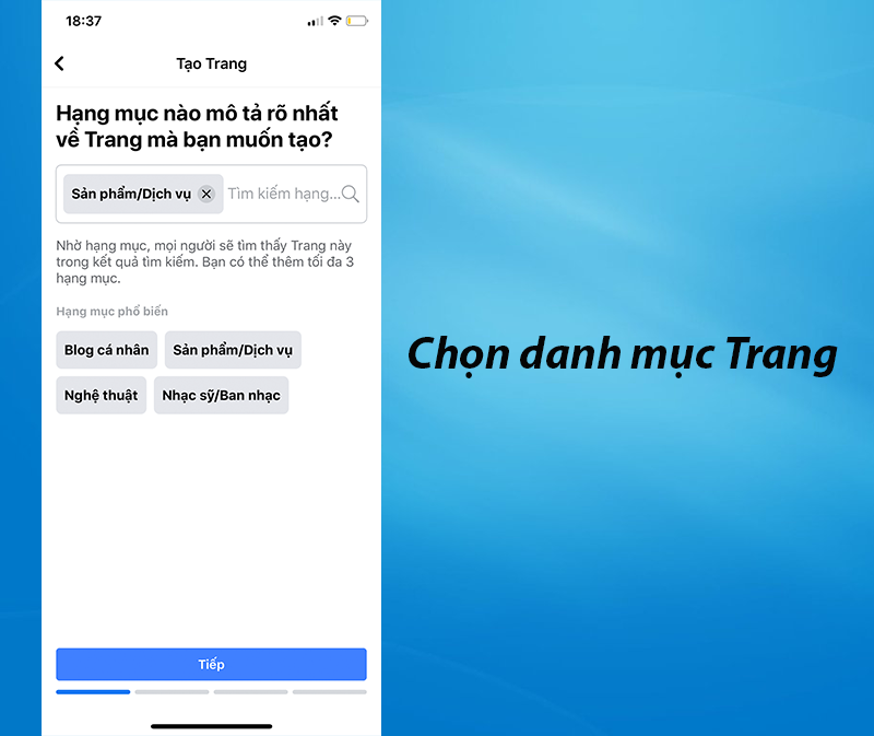 Hướng dẫn cách tạo fanpage (trang) Facebook bán hàng online