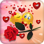 Cover Image of Télécharger Emojis d'amour de la Saint-Valentin - Autocollant 3.06 APK