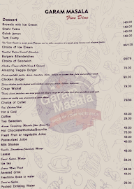 Garam Masala menu 2