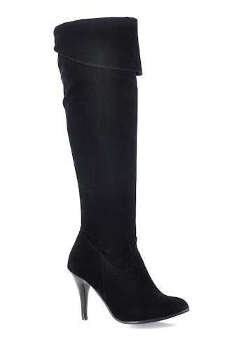 Title 19, European and American Stiletto Side Zipper High...
