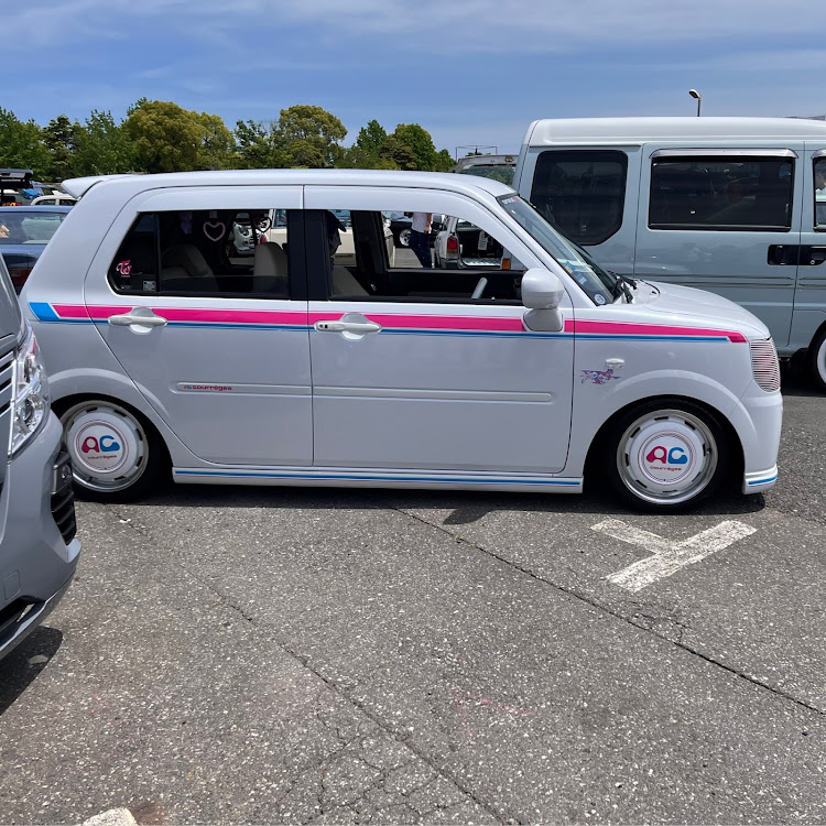 ミラ トコットの愛車の差し色・ストリートカーナショナルズ・SCN・MOON EYES・アメ車に関するカスタム事例の投稿画像1枚目