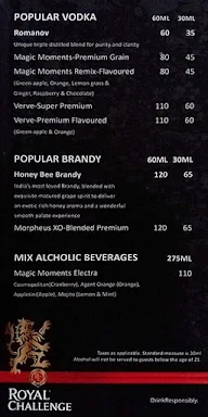 Aroma Classic Bar menu 2