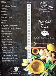 Herbal Connections By GaramTawa Bistro menu 7