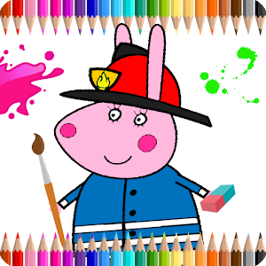 Coloring Book For Kids: Pepa Pig  Icon