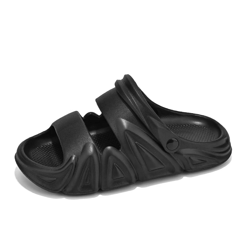 Summer Couple Home Sandals Rubber And Plastic High. Comfortable and durable, perfect for indoor wear. Enjoy summer relax