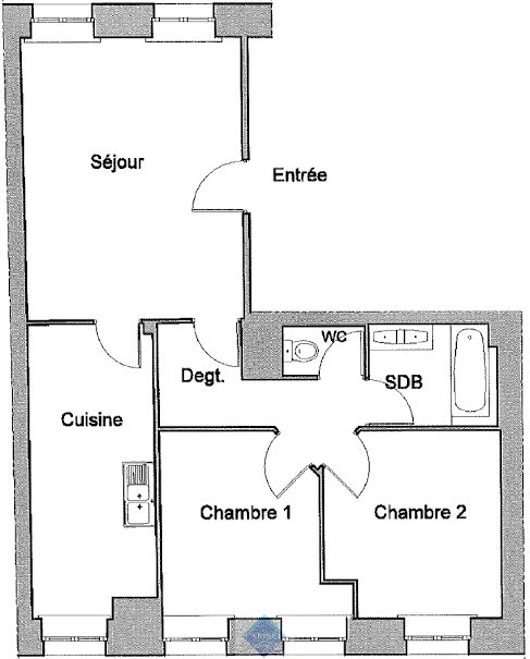 Vente appartement 3 pièces 66 m² à Abbeville (80100), 99 990 €