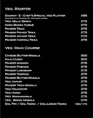 Dawat-E-Khas menu 1