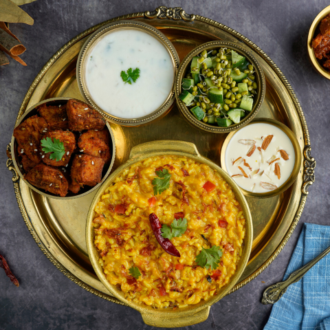 Deluxe Masala Dal Khichdi Thali