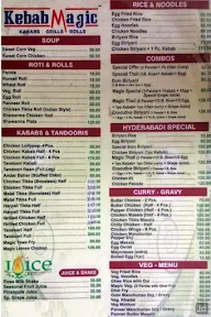 Kabab Magic menu 1