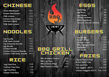 BBQ Joint menu 