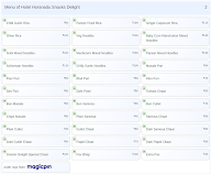 Hotel Horanadu
Snacks Delight menu 2