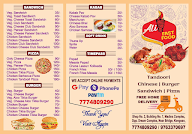 Ali Fast Food menu 1