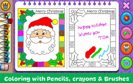 Screenshot Christmas Coloring Book