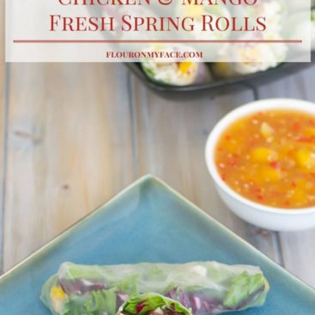 Vegan Summer Rolls- Rice Paper Rolls - Tomato Blues