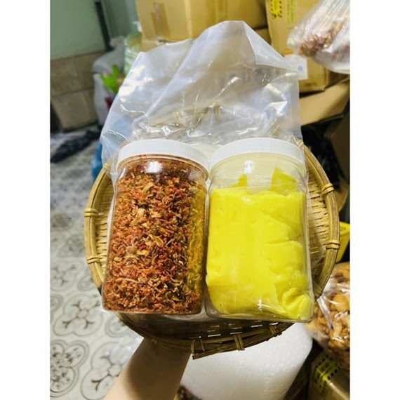 Combo Bánh Tráng Phơi Sương Muối Tép Hành Phi Bơ Thơm Ngon S75 Bánh Tráng Ánh Hồng