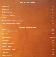 Kumarakom menu 1