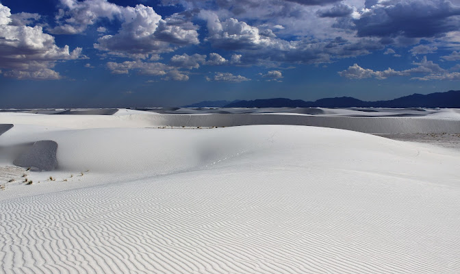 Bianco a perdita d'occhio in New Mexico di ManuelGoWest