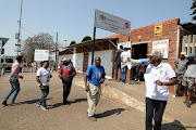 Operation Dudula members outside Kalafong Hospital in Atteridgeville, Pretoria, protest against illegal immigrants on Monday. The government has condemned their actions.