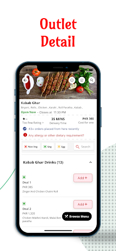 Screenshot Rotilao Food/Grocery Delivery