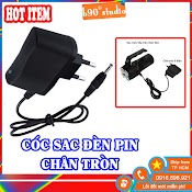 Giá Sỉ Cóc Sạc Cho Đèn Pin Siêu Sáng 4.2V Chân Tròn Cho Đèn Đội Đầu Đèn Pin Cầm Tay