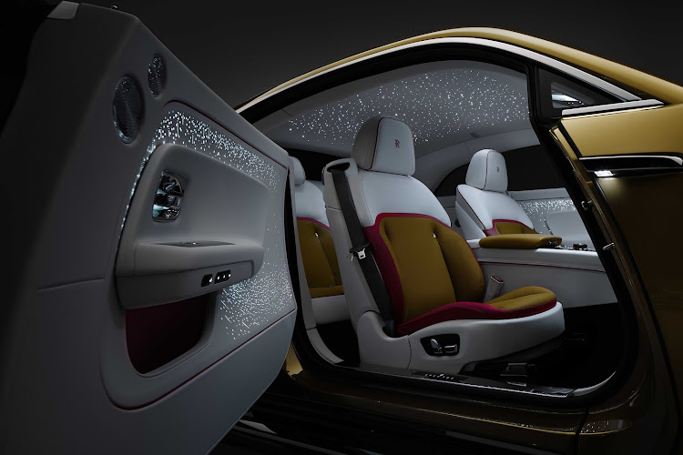 Along with a starlight ceiling, starlight doors are offered for the first time in a Rolls-Royce. Picture: SUPPLIED