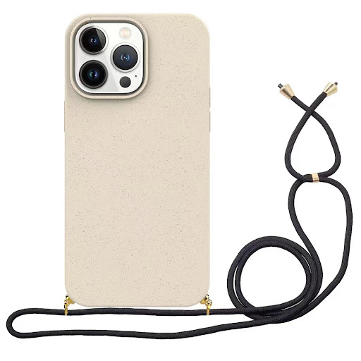 Title 8, Protective Wheat Straw Lanyard Phone Case Soft....