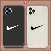 Ốp Lưng Iphone Nike Cạnh Viền Vuông Chống Sốc Bảo Vệ Camera Silicon Mềm Dẻo Iphone 6/6S/7/8/X/Xs/11/12/13 Pro Plus Max