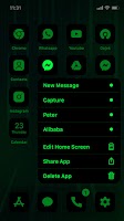 Wow Green Black - Icon Pack Screenshot