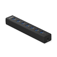 Bộ chia/ Hub USB 7 cổng USB 3.0 Orico  H7013-U3-AD-BK (Đen)