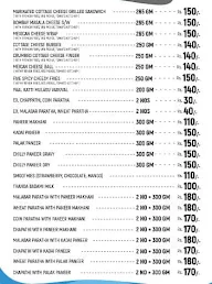 Milky Mist Parlour menu 1