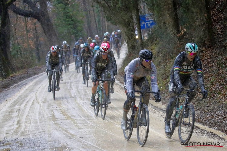 Michal Kwiatkowski teleurgesteld door het wegvallen van de Strade Bianche: Pool rijdt heel het parcours in zijn eentje