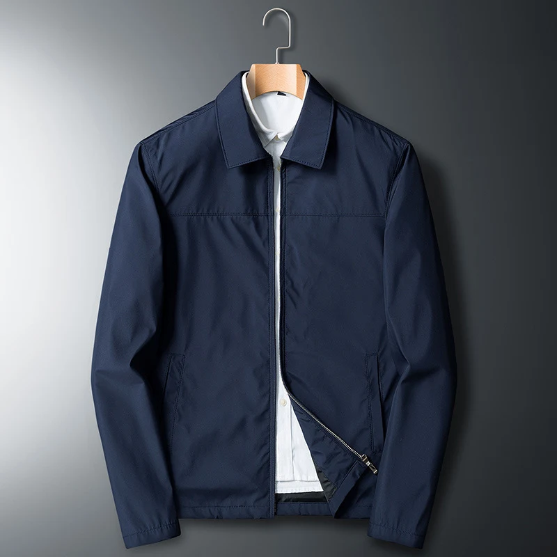 Chaqueta con solapa de otoño invierno Ropa de hombre abrigo ideal para el clima frío, estilo elegante y versátil para tu guardarropa.