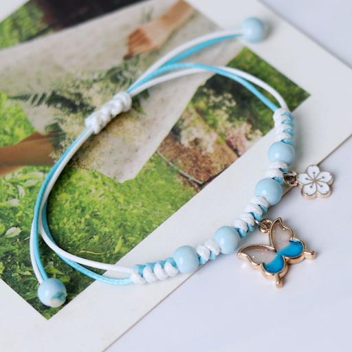 Title 10, Couple Versatile Butterfly Ceramic Bracelet Jew...
