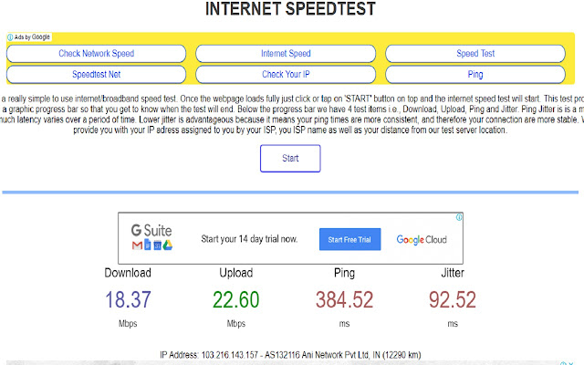 Internet Speed Test