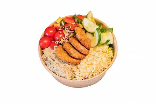 Falafel Cous Cous Quinoa Salad