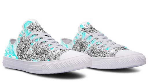 Title 10, Fashion Print Couple Low-Top Canvas Shoes. Comf...
